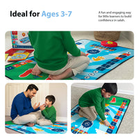 Tapis de Prière Interactif Intelligent pour Enfant - Bleu