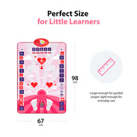 Tapis de Prière Interactif Intelligent pour Enfant - Rose