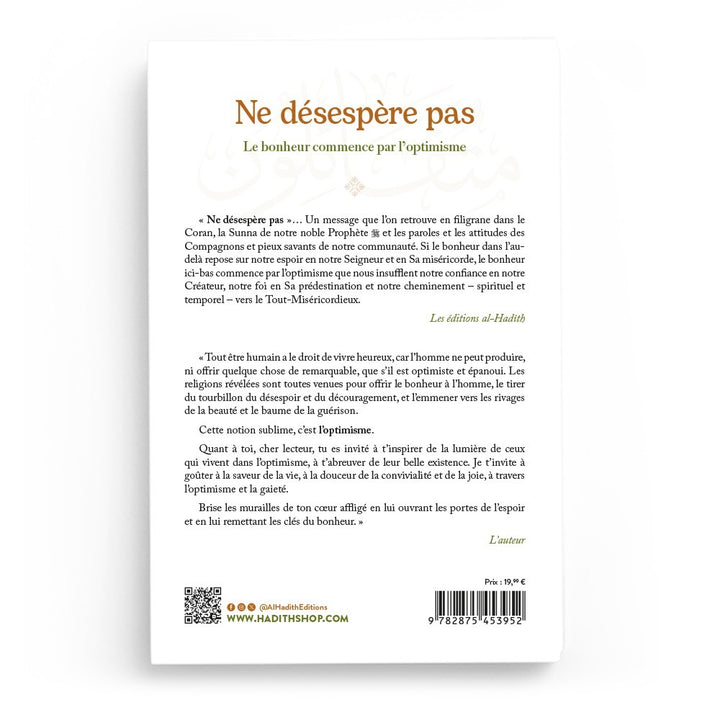 Ne Désespère Pas – Le Bonheur Commence