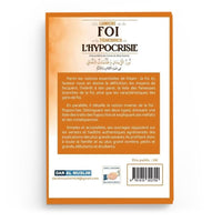 Livre Lumière de la Foi et Ténèbres de l'Hypocrisie par Al-Qahtani, publié par Dar Al Muslim, couverture illustrée et titre visible.