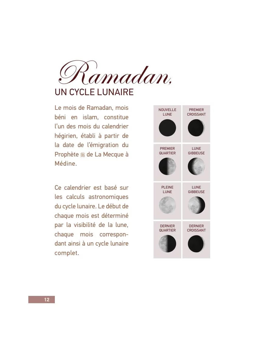 Meditative Ramadan journal by Al Bayyinah Edition, featuring a spiritual planner for reflection and mindfulness.