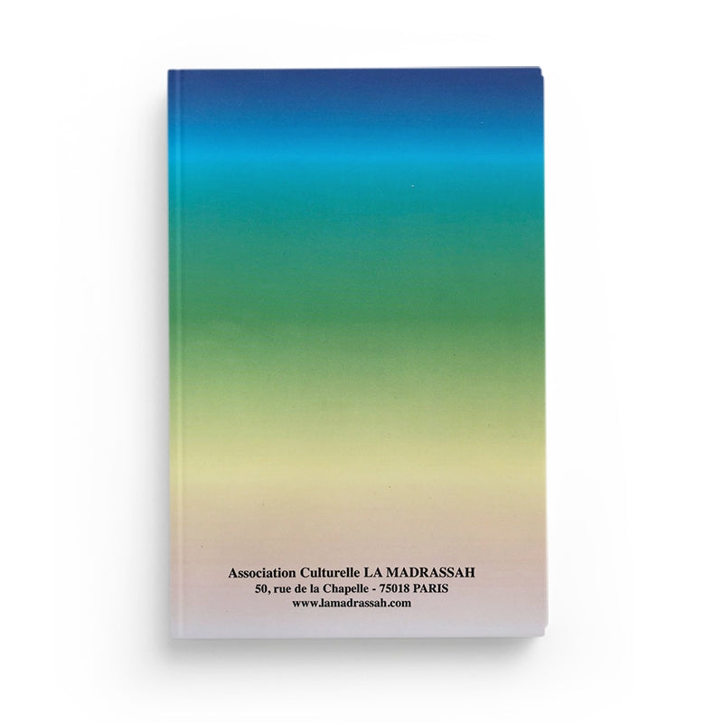 Livre d'apprentissage de la langue arabe "J'apprends l'arabe 1" de La Madrassah, couverture avec texte et illustrations éducatives.