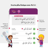 Jeu éducatif Kiitab "Que dire quand ?" avec 27 cartes mémo illustrées par Learning Roots, conçu pour l'apprentissage ludique.