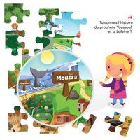 Puzzle pour enfant Voyage au Pays des Prophètes de Learning Roots, jeu éducatif illustré avec des images colorées et éducatives.