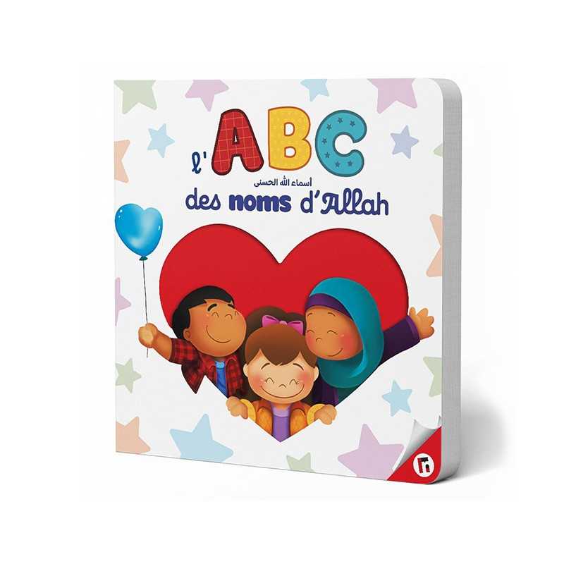 Livre enfant "L'ABC des Noms d'Allah" de Learning Roots avec illustrations colorées et couverture attrayante.
