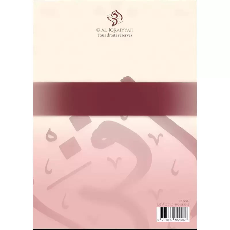 Livre d'alphabétisation Al Iqraiyyah pour apprendre à lire en arabe, méthode d'apprentissage de la lecture en arabe, couverture visible