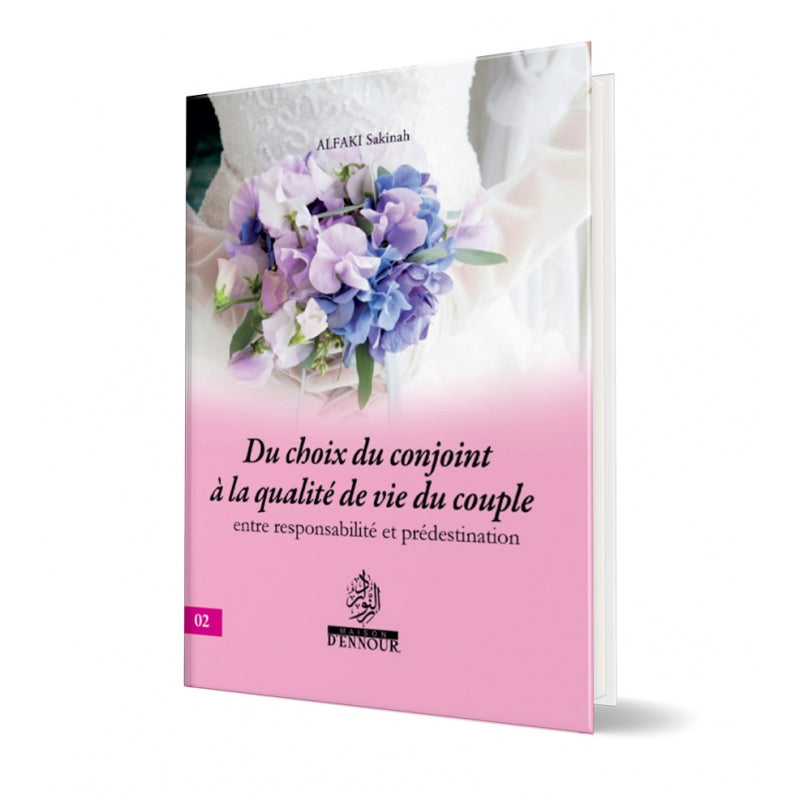 Livre de Maison D'Ennour sur le choix du conjoint et la qualité de vie du couple, avec couverture illustrée.