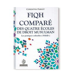 Livre Fiqh Comparé des Quatre Écoles du Droit Musulman par Corentin Pabiot, publié par Maison D'Ennour, couverture avec titre visible.