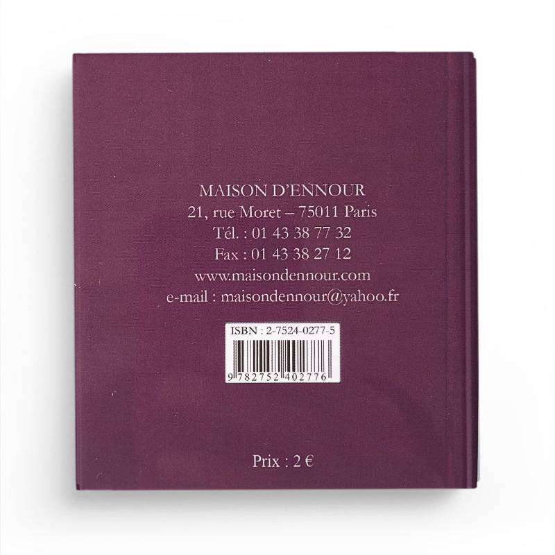 Livre La Prière de l'Istikhara d'Abderrazak Mahri, édition Maison D'Ennour, avec couverture illustrée et titre visible.