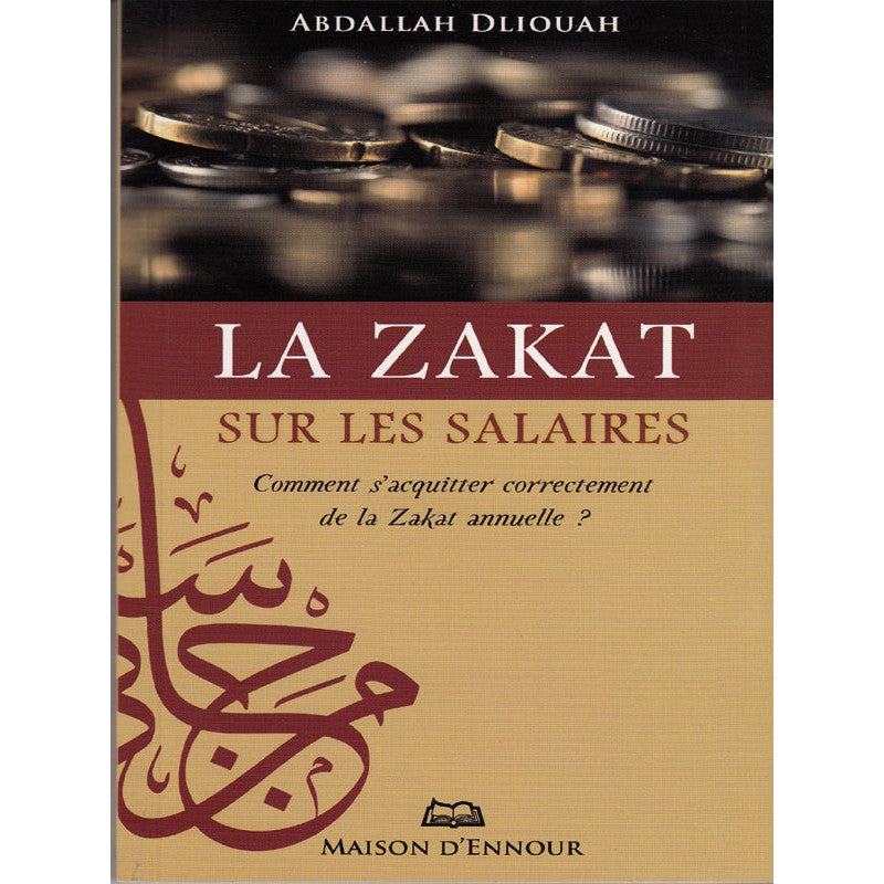 Livre Maison D'Ennour sur la Zakat sur les salaires, couverture avec titre et logo de la maison d'édition.