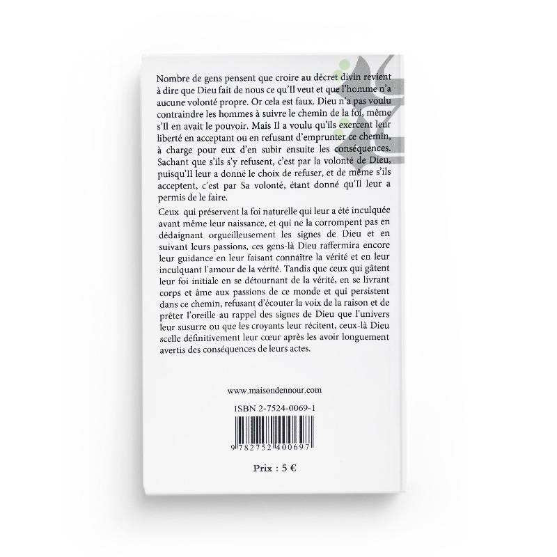 Le Décret De Dieu Et Son Arrêt - Librairie Al Minhaj