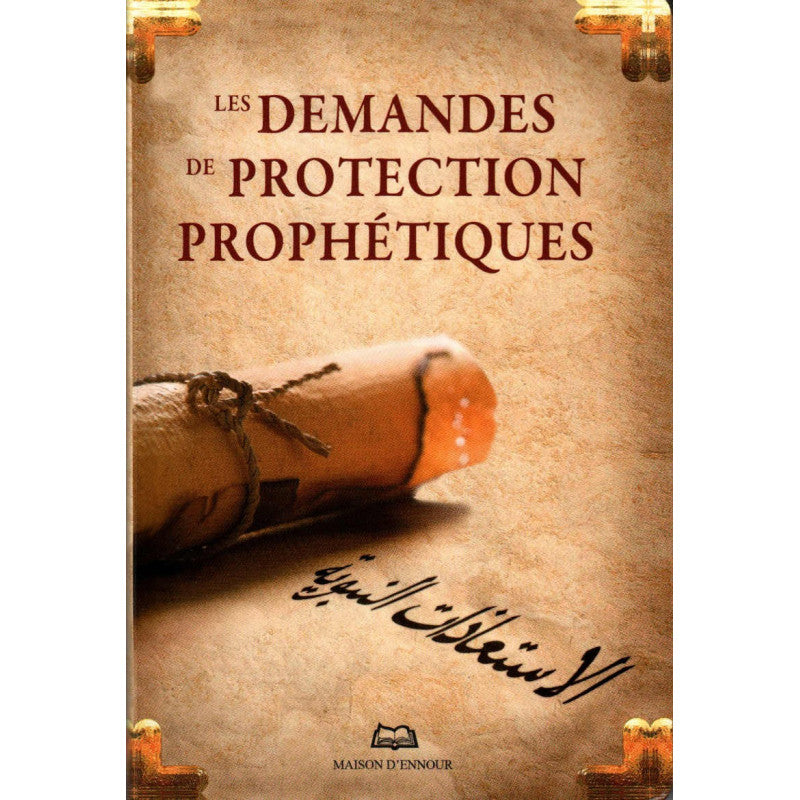 Livre "Les Demandes de Protection Prophétiques" de Maison d'Ennour, couverture avec titre visible et design sobre.