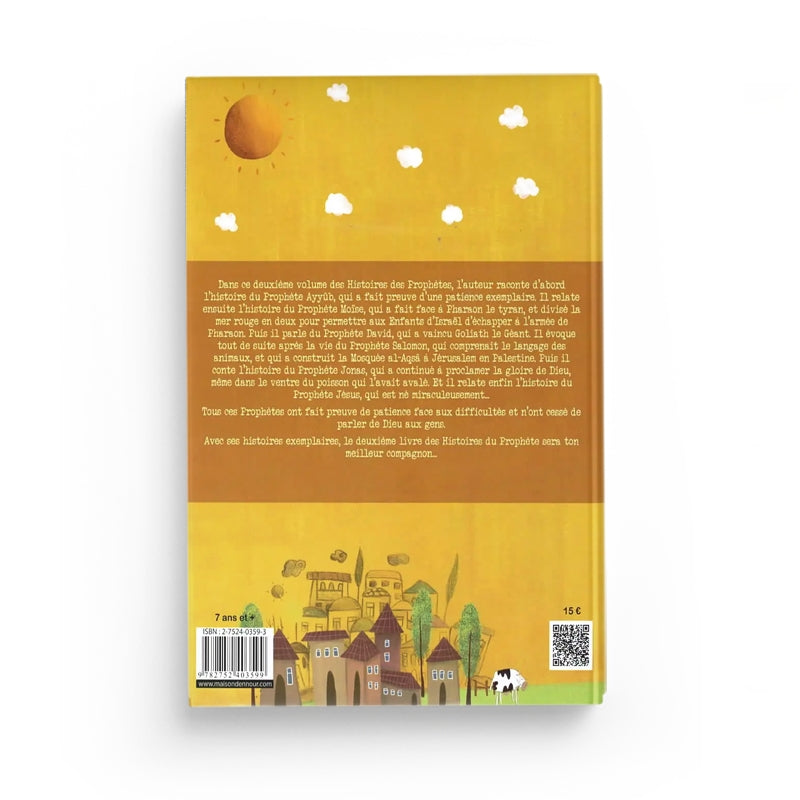Livre pour enfants Les Histoires des Prophètes – Livre 2 de Hatice UĞUR, illustré, publié par Maison D'Ennour, couverture colorée.