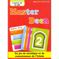 Jeu éducatif Master Deen pour enfants de 10 ans, jeu de connaissances sur l'islam par Orientica, illustration du jeu.