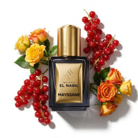Parfum Nabil Roll-On Musc Mayssane de 5ml, flacon élégant avec applicateur roll-on, parfum oriental et envoûtant.