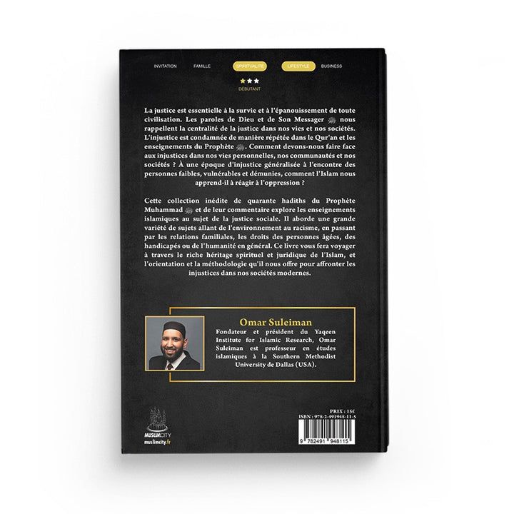 40 Hadiths Sur La Justice - Omar Suleiman - MuslimCity
