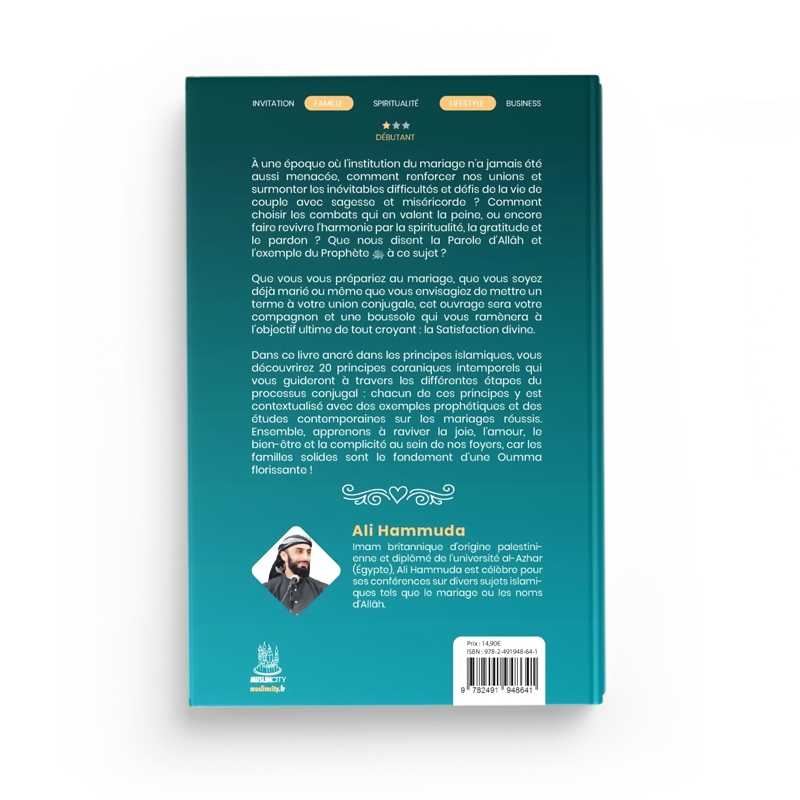 Livre "Mariés pour Toujours" d'Ali Hammuda, ouvrage de Muslim City, illustré avec couverture et détails du livre.