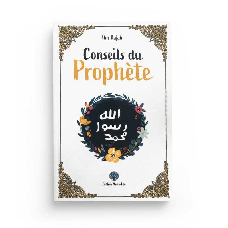 Livre Conseils du Prophète d'Ibn Rajab, publié par Muslim Life, avec couverture illustrée et titre visible.