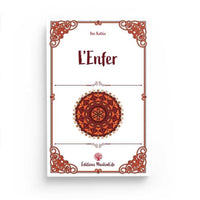 Livre "L'Enfer" d'Ibn Kathir par Muslim Life, couverture du livre avec titre et logo, visible en gros plan.