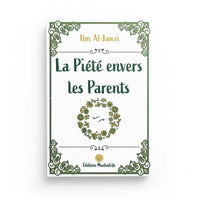 Livre "La Piété Envers Les Parents" de Muslim Life, couverture avec titre en calligraphie arabe et design élégant.