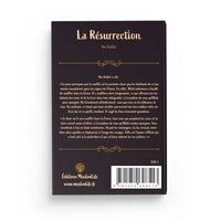 Livre La Résurrection d'Ibn Kathir, édition Muslim Life, couverture avec titre en arabe et images illustratives.
