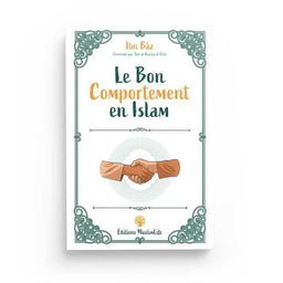 Livre "Le Bon Comportement en Islam" d'Ibn Baz, édition Muslim Life, couverture avec titre en français et design sobre.