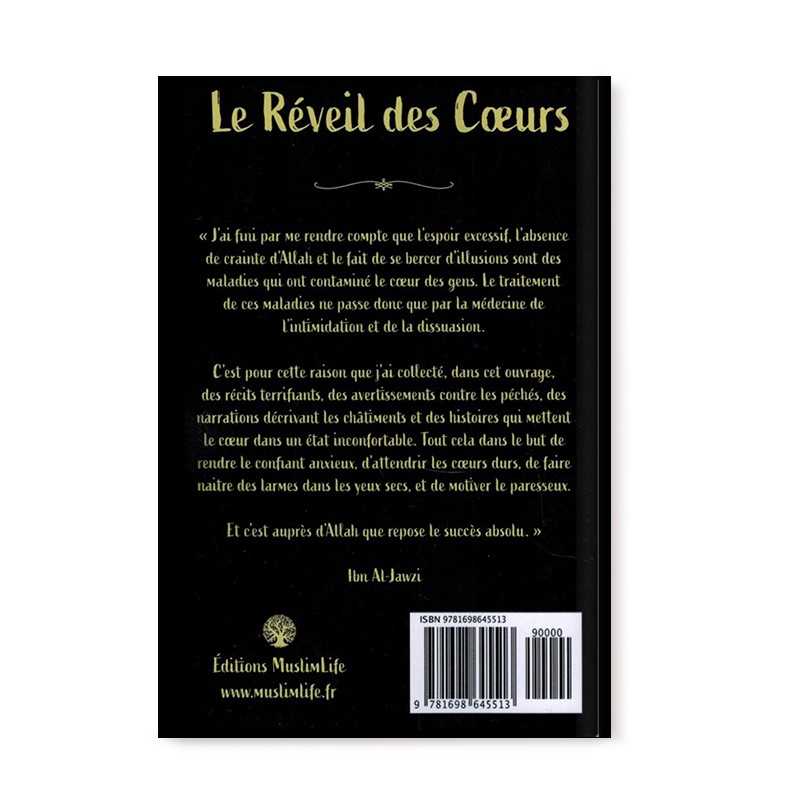 Livre "Le Réveil des Cœurs" d'Ibn Al-Jawzî, édition Muslim Life, couverture avec titre et illustrations religieuses.