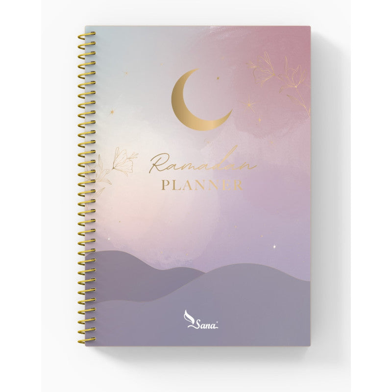 Agenda du Ramadan Rose MY RAMADAN par Sana Edition, livre avec couverture rose, planificateur pour le mois sacré.