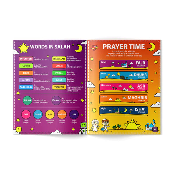 Tapis de prière interactif et intelligent pour enfant My Salah Mat, avec écran et fonctionnalités éducatives pour la prière.