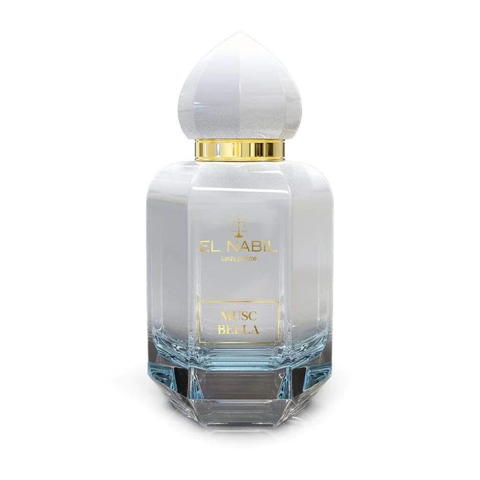Parfum Musc Bella de Nabil, eau de parfum de 65 ml avec flacon élégant et design sophistiqué.