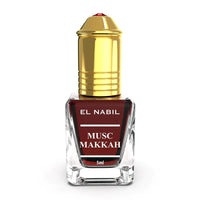 Roll-on Parfum Nabil Musc Makkah 5ml, flacon compact, parfum oriental avec parfum musc pour une fragrance délicate et longue durée