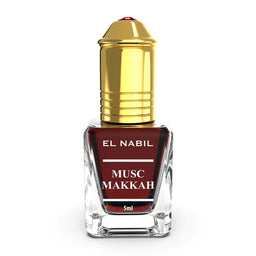 Roll-on Parfum Nabil Musc Makkah 5ml, flacon compact, parfum oriental avec parfum musc pour une fragrance délicate et longue durée