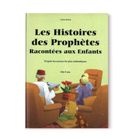 Livre pour enfants "Les Histoires des Prophètes" d'Amina Rekad, livre souple pour enfants dès 5 ans, avec couverture colorée.