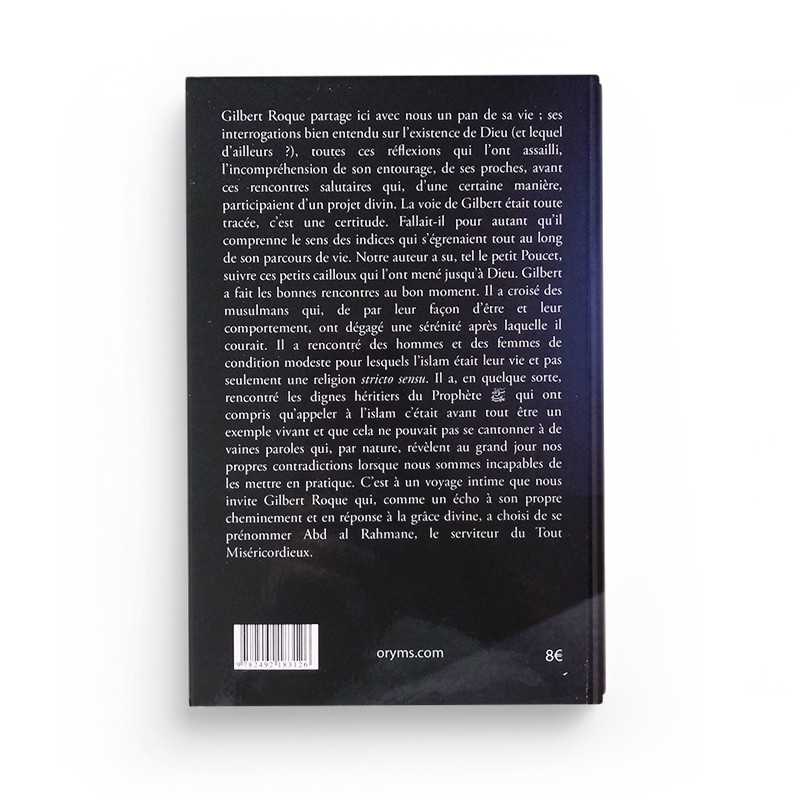 Livre L'Éclat de Lumière Après l'Errance de Gilbert Roque, publié par Oryms, avec couverture illustrée en couleurs.