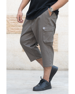 Pantalon sarouel cargo homme WASSAT en kaki, noir et beige, style décontracté et confort, mode homme.