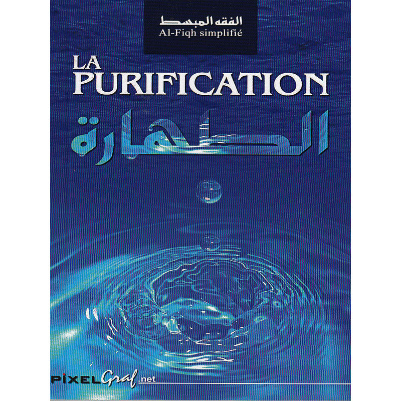 Livre "La Purification" de Pixelgraf avec couverture illustrée, visible en gros plan.