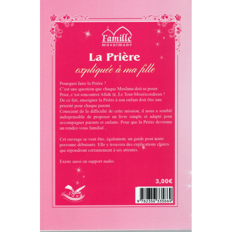 Livre pour enfant "La Prière Expliquée À Ma Fille" de Pixelgraf, couverture illustrée avec titre visible.