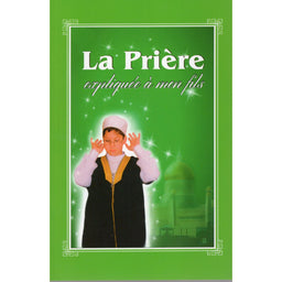 Livre pour enfant La Prière Expliquée à Mon Fils de Pixelgraf, couverture avec titre coloré et illustrations attrayantes.