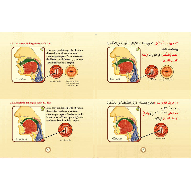 Livre d'apprentissage de Tajwid et lecture du Coran en français et arabe, avec QR-code, par Sana Édition, d'après Dr. Ayman Sweïd.
