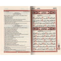 Le Coran AR/FR vert, format 15x22 cm, édition Sana, livre religieux avec texte arabe et français illustrant le Coran.