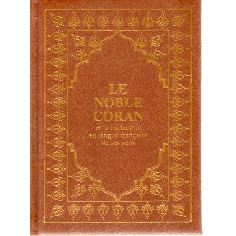 Le Coran (Arabe-Français) -  Petit Format 12X17 - Marron - Editions Sana - Librairie Al Minhaj