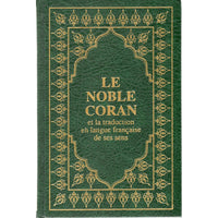 Coran arabe-français en version souple, petit format 12x17 cm, couverture verte, éditions Sana.