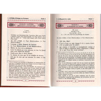 Le Coran en français, édition Sana, format moyen 15x22 cm, couverture en daim marron, image de la couverture du livre