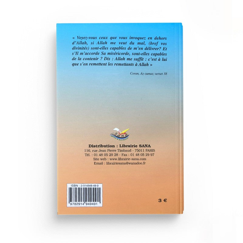 Livre de Sana Édition sur Ibn Taymiyya, "Les Intermédiaires entre Allah et l'Homme", couverture avec titre visible.