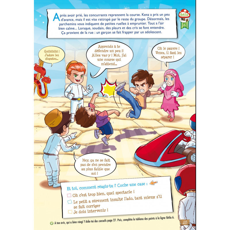 Livre pour enfants La Grande Course Vers Le Paradis de Sana Kids, bande dessinée et jeux éducatifs pour enfants.
