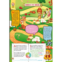 Livre enfant La Grande Course Vers Le Paradis de Sana Kids avec bande dessinée et jeux éducatifs, couverture colorée.