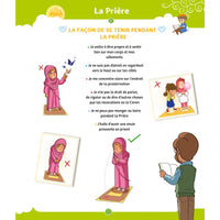 Livre enfant La Voie Du Petit Musulman 2 par SanaKids, couverture avec titre coloré et illustrations adaptées pour enfants.