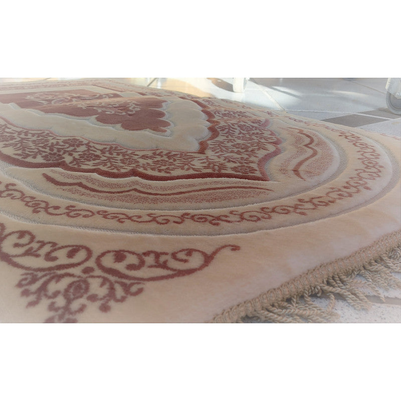 Tapis de prière Sana Edition en microfibre couleur terracotta, confort orthopédique, mémoire de forme, surface douce et rembourrée.