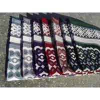 Tapis de Prière - Contour Géométrique - Couleur Bleu Ardoise - Librairie Al Minhaj