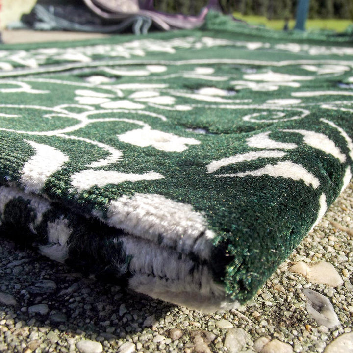 Tapis de Prière - Motif Jardin - Couleur Vert